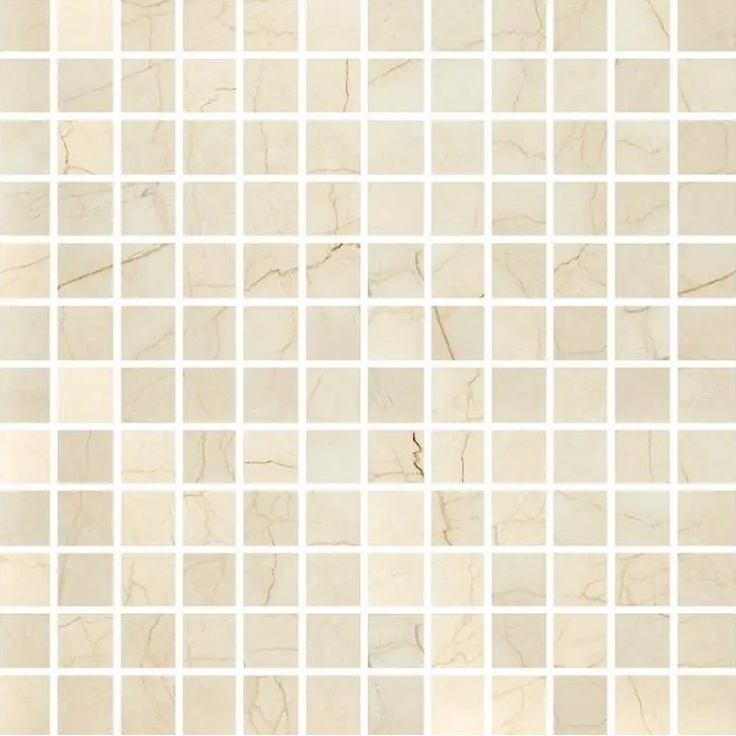 Ceramica Fioranese Marmorea 2 mm9MS1L Crema Avorio 2.5x2.5 Мозаика 30x30 см, Италия, под мозаику - фото 1