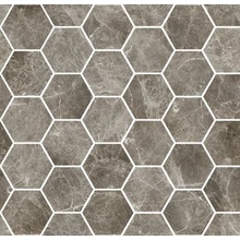 Ceramica Fioranese Marmorea 2 mmJMS3L Esagoni Jolie Grey Мозаика 30x30 см, Италия, под мозаику - фото 1 - фото 1
