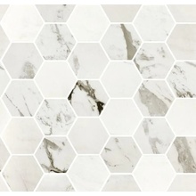 Ceramica Fioranese Marmorea 2 mm5MS3L Esagoni Breccia White Мозаика 30x30 см, Италия, под мозаику - фото 1 - фото 1