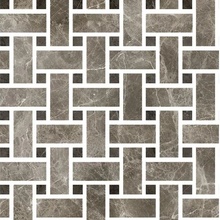 Ceramica Fioranese Marmorea 2 mmJMS4L Intreccio Jolie Grey Мозаика 30x30 см, Италия, под мозаику - фото 1 - фото 1