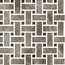 Ceramica Fioranese Marmorea 2 mmJMS4L Intreccio Jolie Grey Мозаика 30x30 см, Италия, под мозаику - фото 1