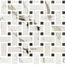 Ceramica Fioranese Marmorea 2 mm5MS4L Intreccio Breccia White Мозаика 30x30 см, Италия, под мозаику - фото 1