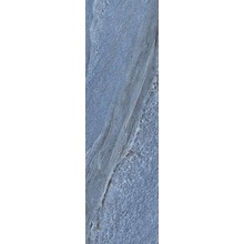 Ceramica Fioranese Marmorea Intensa M5736LR Azul Bahia Polished Керамогранит 7,3x30 см, Италия, под мрамор - фото 1 - фото 1
