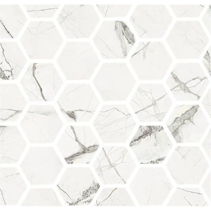 Ceramica Fioranese Marmorea Intensa M51MS1L Exa Bianco Luce Nat Мозаика 30x30 см, Италия, под мозаику - фото 1 Ceramica Fioranese Marmorea Intensa M51MS1L Exa Bianco Luce Nat Мозаика 30x30 см, Италия, под мозаику - фото 1
