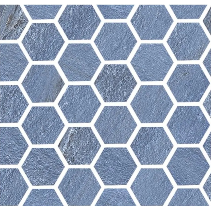 Ceramica Fioranese Marmorea Intensa M56MS1L Exa Azul Bahia Мозаика 30x30 см, Италия, под мозаику - фото 1 Ceramica Fioranese Marmorea Intensa M56MS1L Exa Azul Bahia Мозаика 30x30 см, Италия, под мозаику - фото 1