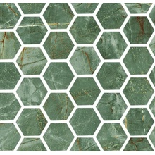 Ceramica Fioranese Marmorea Intensa M58MS1L Exa Emerald Dream Мозаика 30x30 см, Италия, под мозаику - фото 1 - фото 1
