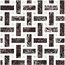 Ceramica Fioranese Marmorea Intensa M54MS2L Weave Rosso Levante Мозаика 30x30 см, Италия, под мозаику - фото 1