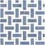 Ceramica Fioranese Marmorea Intensa M56MS2L Weave Azul Bahia Мозаика 30x30 см, Италия, под мозаику - фото 1