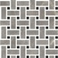Ceramica Fioranese Marmorea mm3MS4L Grigio Imperiale Intreccio Мозаика 30x30 см, Италия, под мозаику - фото 1