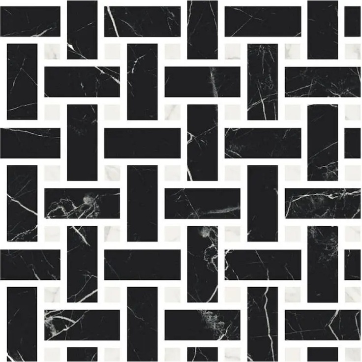 Ceramica Fioranese Marmorea mm7MS4L Port Laurent Intreccio Мозаика 30x30 см, Италия, под мозаику - фото 1