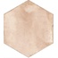 Ceramica Fioranese Petite CF204EX Rosa Esagona Natural Керамогранит 22x25 см, Италия, под камень  - фото 1