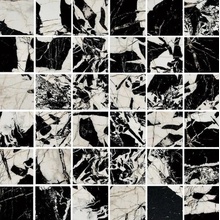 Ceramica Fioranese Prestige M37MS5L Black Antique Effect Levigato Мозаика 30x30 см, Италия, под мозаику - фото 1 - фото 1