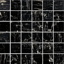 Ceramica Fioranese Prestige M38MS5L Portoro Effect Levigato Мозаика 30x30 см, Италия, под мозаику - фото 1 - фото 1
