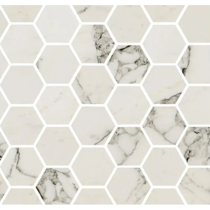 Ceramica Fioranese Prestige M33MS1L Exa Arabescato Pol Мозаика 30x30 см, Италия, под мозаику - фото 1 Ceramica Fioranese Prestige M33MS1L Exa Arabescato Pol Мозаика 30x30 см, Италия, под мозаику - фото 1