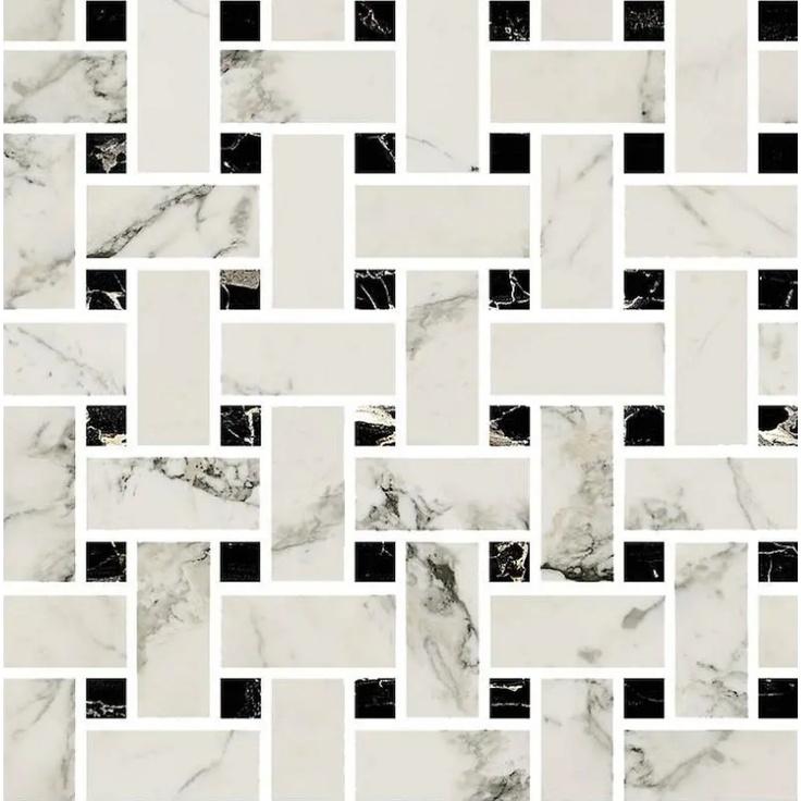 Ceramica Fioranese Prestige M33MS2L Weave Arabescato Pol Мозаика 30x30 см, Италия, под мозаику - фото 1 Ceramica Fioranese Prestige M33MS2L Weave Arabescato Pol Мозаика 30x30 см, Италия, под мозаику - фото 1
