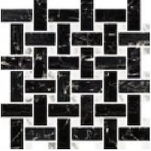 Ceramica Fioranese Prestige M38MS2L Weave Portoro Pol Мозаика 30x30 см, Италия, под мозаику - фото 1 - фото 1