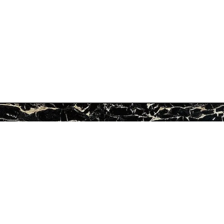 Ceramica Fioranese Prestige M3B608R Battiscopa Portoro Nat Плинтус 7,5x60 см, Италия, под мрамор - фото 1 Ceramica Fioranese Prestige M3B608R Battiscopa Portoro Nat Плинтус 7,5x60 см, Италия, под мрамор - фото 1