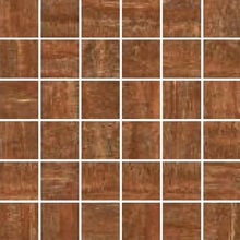 Ceramica Fioranese Senzatempo TT5MS5R Rosso Matte Мозаика 30,2x30,2 см, Италия, под мрамор - фото 1 - фото 1