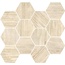 Ceramica Fioranese Senzatempo TT2MS3R Exa Beige Мозаика 23x27 см, Италия, под мозаику - фото 1
