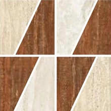 Ceramica Fioranese Senzatempo TTMS2R Trapezi Mix Nat Мозаика 30,2x30,2 см, Италия, под мозаику - фото 1 - фото 1