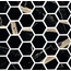 Ceramica Fioranese Sound of Marbles M47MS1L Exa Nero Fondo Pol Мозаика 30x30 см, Италия, под мозаику - фото 1