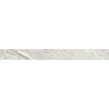 Ceramica Fioranese The Blend GCSB61L Battiscopa White Stone Pol Плинтус 7,5x60,4 см, Италия, под камень  - фото 1 - фото 1