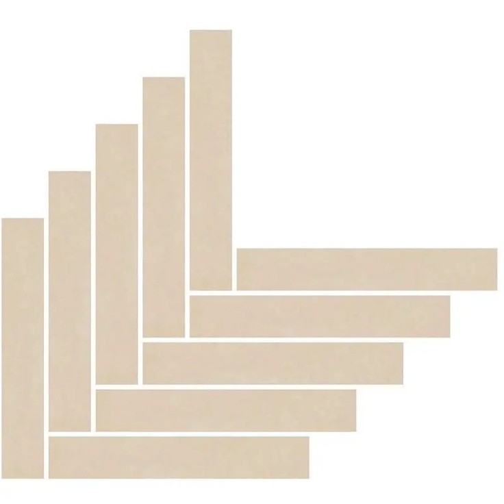 Ceramica Fioranese The Color TH532CH Oblong Chevron Cream Керамогранит 34,8x42,2 см, Италия, под камень - фото 1 Ceramica Fioranese The Color TH532CH Oblong Chevron Cream Керамогранит 34,8x42,2 см, Италия, под камень - фото 1