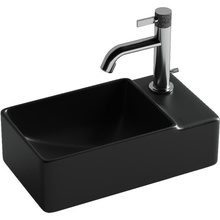 CeramicaNova Element CN5045 Черная матовая R 40 Раковина 22x40x12,5 см, Италия - фото 1 CeramicaNova Element CN5045 Черная матовая R 40 Раковина 22x40x12,5 см, Италия - фото 1 - фото 1