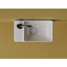 CeramicaNova Element CN5046 Белая глянцевая L 40 Раковина 22x40x12,5 см, Италия - фото 1 - 3 CeramicaNova Element CN5046 Белая глянцевая L 40 Раковина 22x40x12,5 см, Италия - фото 1 - фото 3