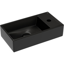 CeramicaNova Element CN6051LMB Черный матовый L 41 Раковина 21,7x40,7x10 см, Италия - фото 1 CeramicaNova Element CN6051LMB Черный матовый L 41 Раковина 21,7x40,7x10 см, Италия - фото 1 - фото 1