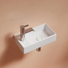 CeramicaNova Element CN6051R Белая глянцевая R 41 Раковина 21,7x40,7x10 см, Италия - фото 1 - 3 CeramicaNova Element CN6051R Белая глянцевая R 41 Раковина 21,7x40,7x10 см, Италия - фото 1 - фото 3
