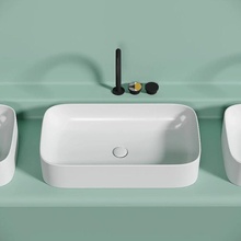 CeramicaNova Element CN6054MW Белая матовая 71 Раковина 38x70,5x15 см, Италия - фото 1 - 3 CeramicaNova Element CN6054MW Белая матовая 71 Раковина 38x70,5x15 см, Италия - фото 1 - фото 3