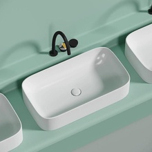 CeramicaNova Element CN6054MW Белая матовая 71 Раковина 38x70,5x15 см, Италия - фото 1 - 2 CeramicaNova Element CN6054MW Белая матовая 71 Раковина 38x70,5x15 см, Италия - фото 1 - фото 2