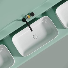 CeramicaNova Element CN6054MW Белая матовая 71 Раковина 38x70,5x15 см, Италия - фото 1 - фото 4