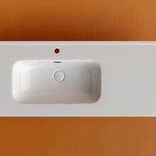 CeramicaNova Element CN7003L Белая глянцевая L 100 Раковина 46,5x101x17 см, Италия - фото 1 - 3 CeramicaNova Element CN7003L Белая глянцевая L 100 Раковина 46,5x101x17 см, Италия - фото 1 - фото 3