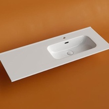 CeramicaNova Element CN7006R Белая глянцевая R 120 Раковина 46,5x121x17,5 см, Италия - фото 1 - 2 CeramicaNova Element CN7006R Белая глянцевая R 120 Раковина 46,5x121x17,5 см, Италия - фото 1 - фото 2