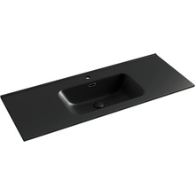 CeramicaNova Element CN7006MB Чёрный матовый 120 Раковина 46,5x121x18 см, Италия - фото 1 CeramicaNova Element CN7006MB Чёрный матовый 120 Раковина 46,5x121x18 см, Италия - фото 1 - фото 1