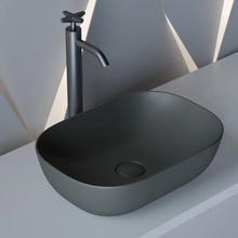 CeramicaNova Element CN6009MDH Тёмный антрацит матовый 45 Раковина 32,5x45,5x13,5 см, Италия - фото 1 - фото 2