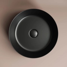 CeramicaNova Element CN6022MB Чёрный матовый 39 Раковина 39x39x12 см, Италия - фото 1 - фото 4