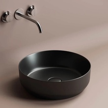 CeramicaNova Element CN6022MB Чёрный матовый 39 Раковина 39x39x12 см, Италия - фото 1 - фото 2