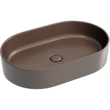 CeramicaNova Element CN6048MDB Темно-коричневый матовый 61 Раковина 38,5x60,8x12,2 см, Италия - фото 1 - фото 1