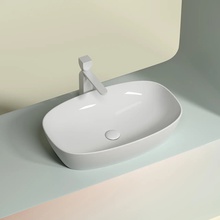 CeramicaNova Element CN6049 Белый 60 Раковина 38x60x13,8 см, Италия - фото 1 - 2 CeramicaNova Element CN6049 Белый 60 Раковина 38x60x13,8 см, Италия - фото 1 - фото 2