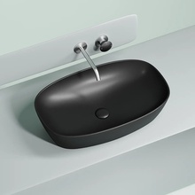 CeramicaNova Element CN6049MB Чёрный матовый 60 Раковина 38x60x13,8 см, Италия - фото 1 - фото 4