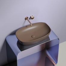 CeramicaNova Element CN6049MDB Темно-коричневый матовый 60 Раковина 38x60x13,8 см, Италия - фото 1 - фото 2