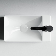 CeramicaNova Element CN5007 R Белый 37 Раковина 21,5x37,5x10 см, Италия - фото 1 - фото 4