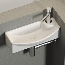 CeramicaNova Element CN6038L Белый 45 L Раковина 22x45,5x13 см, Италия - фото 1 - 2 CeramicaNova Element CN6038L Белый 45 L Раковина 22x45,5x13 см, Италия - фото 1 - фото 2