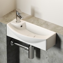 CeramicaNova Element CN6038R Белый 45 R Раковина 22x45,5x13 см, Италия - фото 1 - фото 2