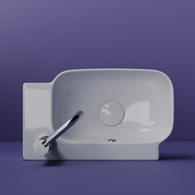 CeramicaNova Element CN6074L Белый 40 L Раковина 24,9x40,3x14 см, Италия - фото 1 - фото 4