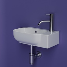 CeramicaNova Element CN6074L Белый 40 L Раковина 24,9x40,3x14 см, Италия - фото 1 - 2 CeramicaNova Element CN6074L Белый 40 L Раковина 24,9x40,3x14 см, Италия - фото 1 - фото 2