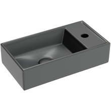 CeramicaNova Element CN6051LMDH L Антрацит тёмный матовый 41 Раковина 21,7x40,7x10 см, Италия - фото 1 CeramicaNova Element CN6051LMDH L Антрацит тёмный матовый 41 Раковина 21,7x40,7x10 см, Италия - фото 1 - фото 1